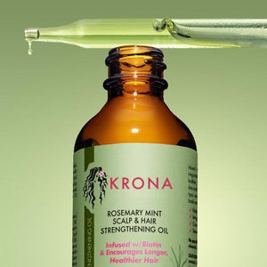 Rosemary Mint Hair Oil: Rosemary Oil for Hair Strengthening Organic, Infused with Rosemary Essential Oil