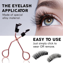 Load image into Gallery viewer, Dual Magnetic Lashes, Magnetic Eyelashes without Eyeliner, Reusable Magnetic eyelash Kit