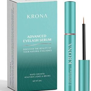 KRONA Advanced Eyelash Conditioner Serum and Eyebrow Enhancer - Eyelash and Brow Growth Serum to Grow Lashes - Eyebrow Serum Rapid Growth
